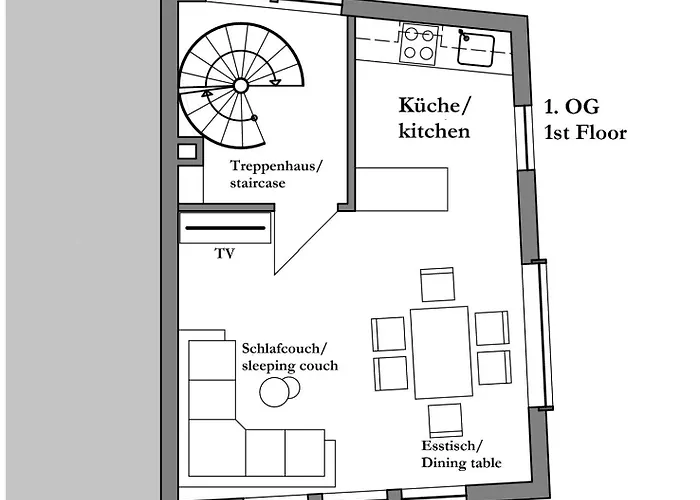 Designapartment Im Herzen Der Altstadt - 7 Guests - 3 Bedrooms - 2 Bathrooms Apartment *